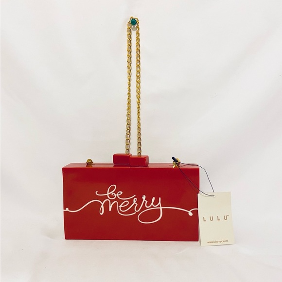 Lulu Be Merry Christmas Handbag Acrylic - Picture 2 of 4